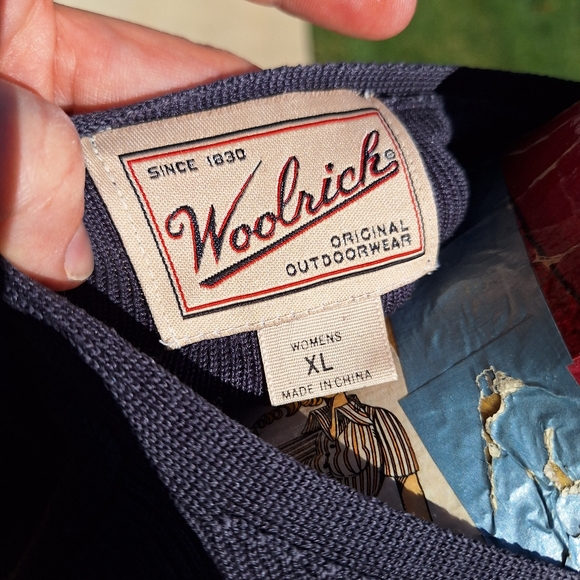 Woolrich silk short sleeved cropped sweater XL - Picture 3 of 10